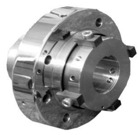 Double cartridge seal.