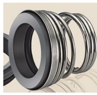 Single conical-spring seal.