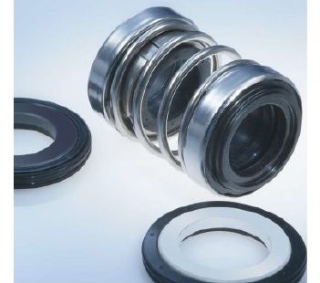 Double seal with rubber bellow.