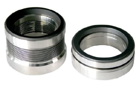 Metal bellow seal.