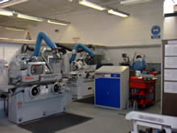 Refurbishment shop where replacement seal components are prepared