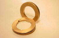 Rod packing ring pair